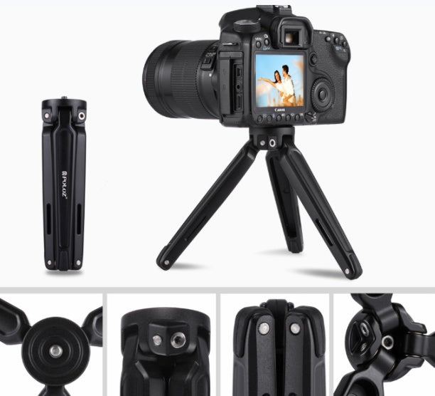 The Ultimate Companion for Your Apple Device: Compatible Metal Mini Desktop Phone Tripod