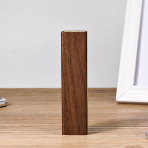 Discover the Elegance and Functionality of the Portable Black Walnut Solid Wood Power Bank