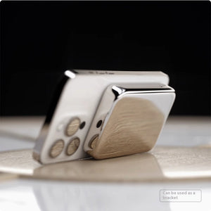 Experience Effortless Charging with the Portable Household Wireless Magnetic Power Bank